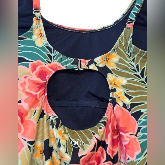 Hurley One Piece Swim Suit Size L = 12 - Picture 7 of 12